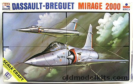 ESCI 1/48 Dassault-Breguet Mirage 2000, SC-4035 plastic model kit